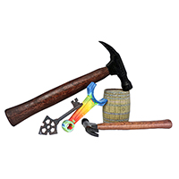 Hammer Schlüssel Fass